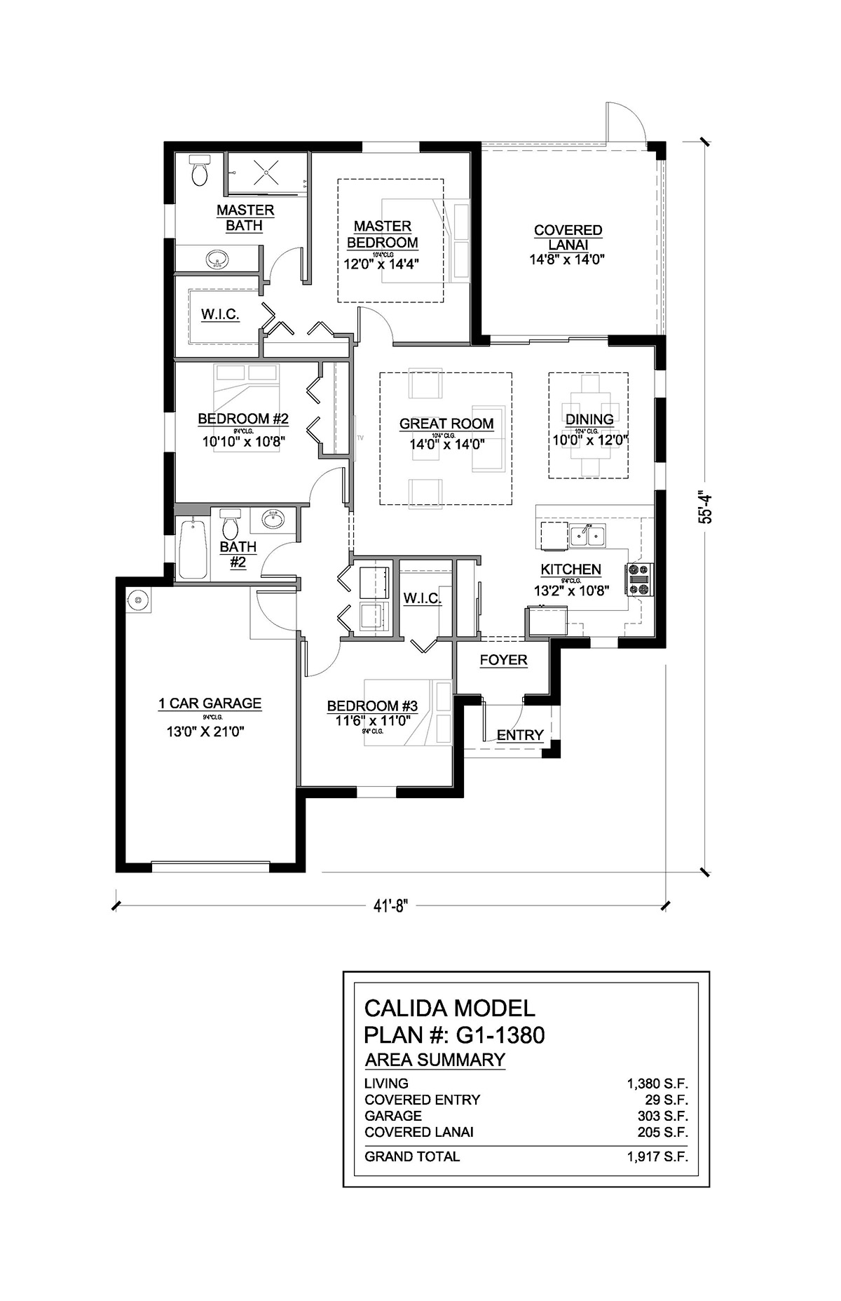 G1-1380 Floor Plan