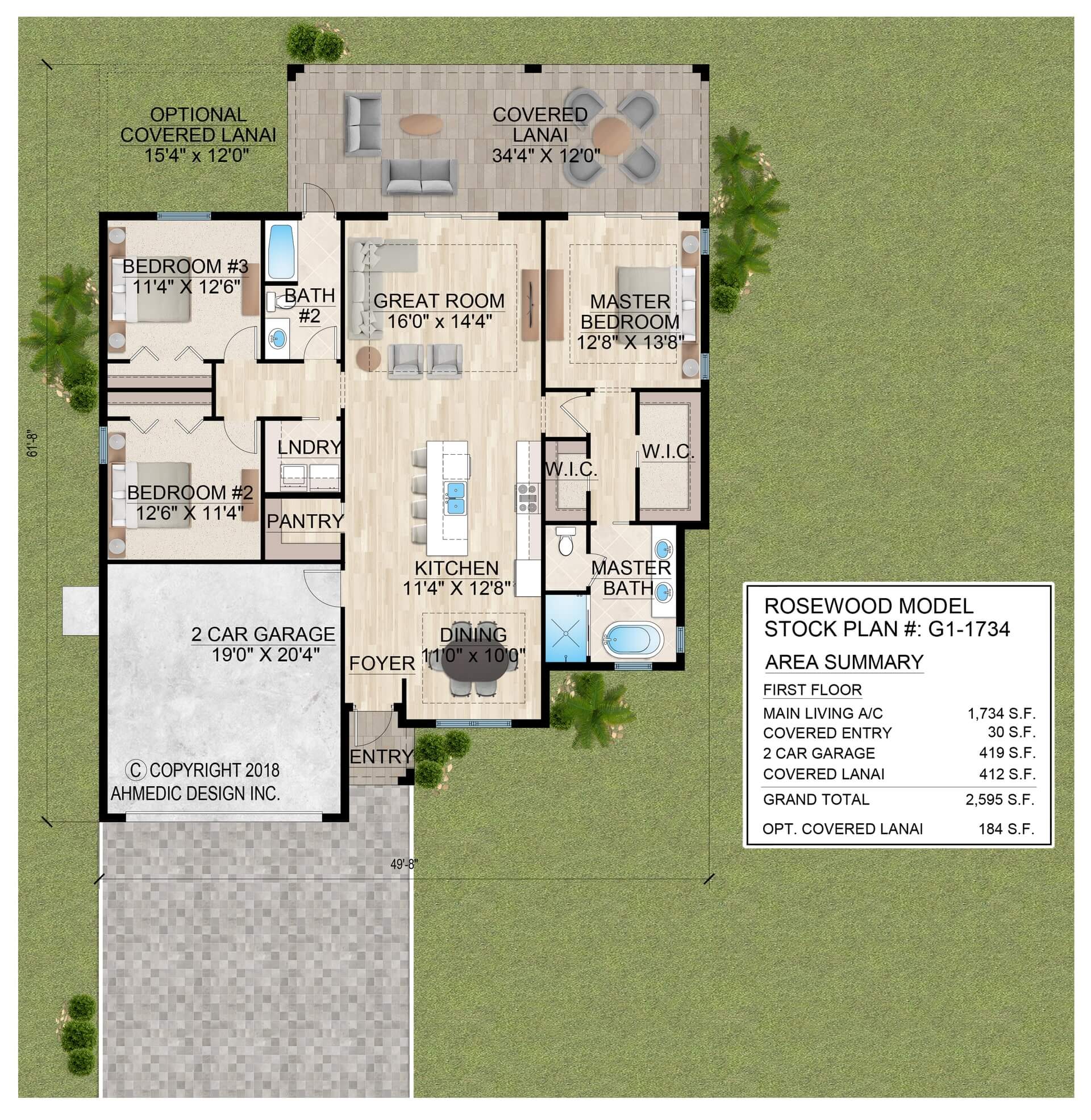 G1-1734 Floor Plan