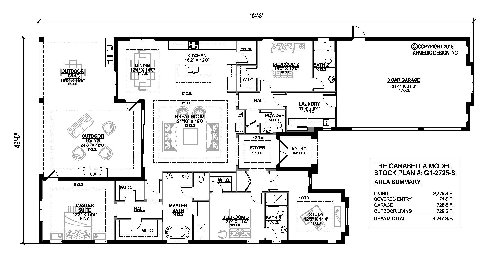 G1-2725 Floor Plan