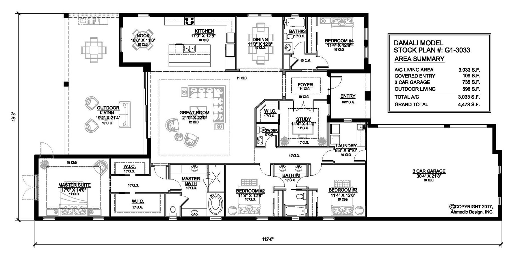 G1-3033 Floor Plan