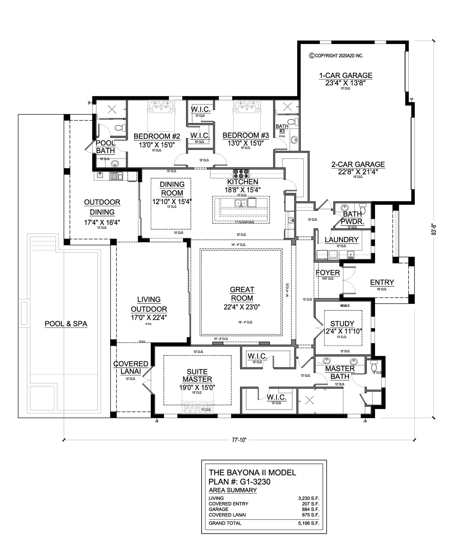 G1-3230 Floor Plan