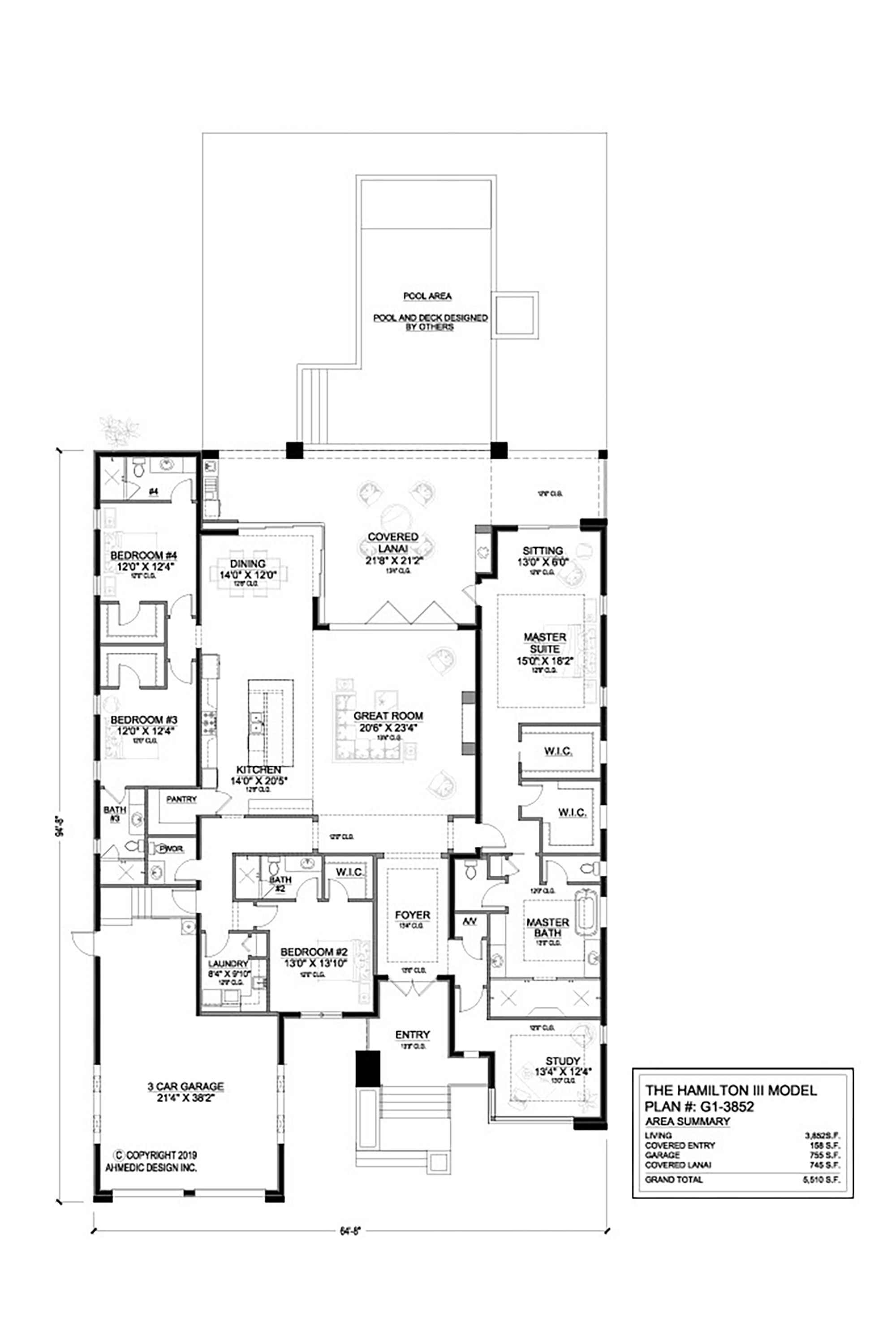 G1-3852 Floor Plan