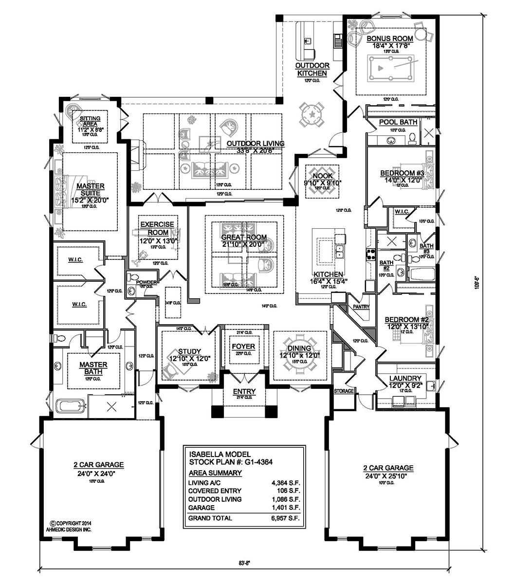 G1-4364 Floor Plan